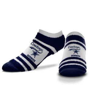 DALLAS COWBOYS DST BLOCK STRIPE-TEAM SCRIPT SOCKS